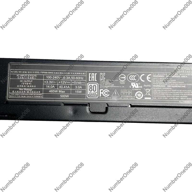 FSP500-30AS 80Plus Platinum Fl - Atx Power Supply 1U Flex 500W ulasan dan harga